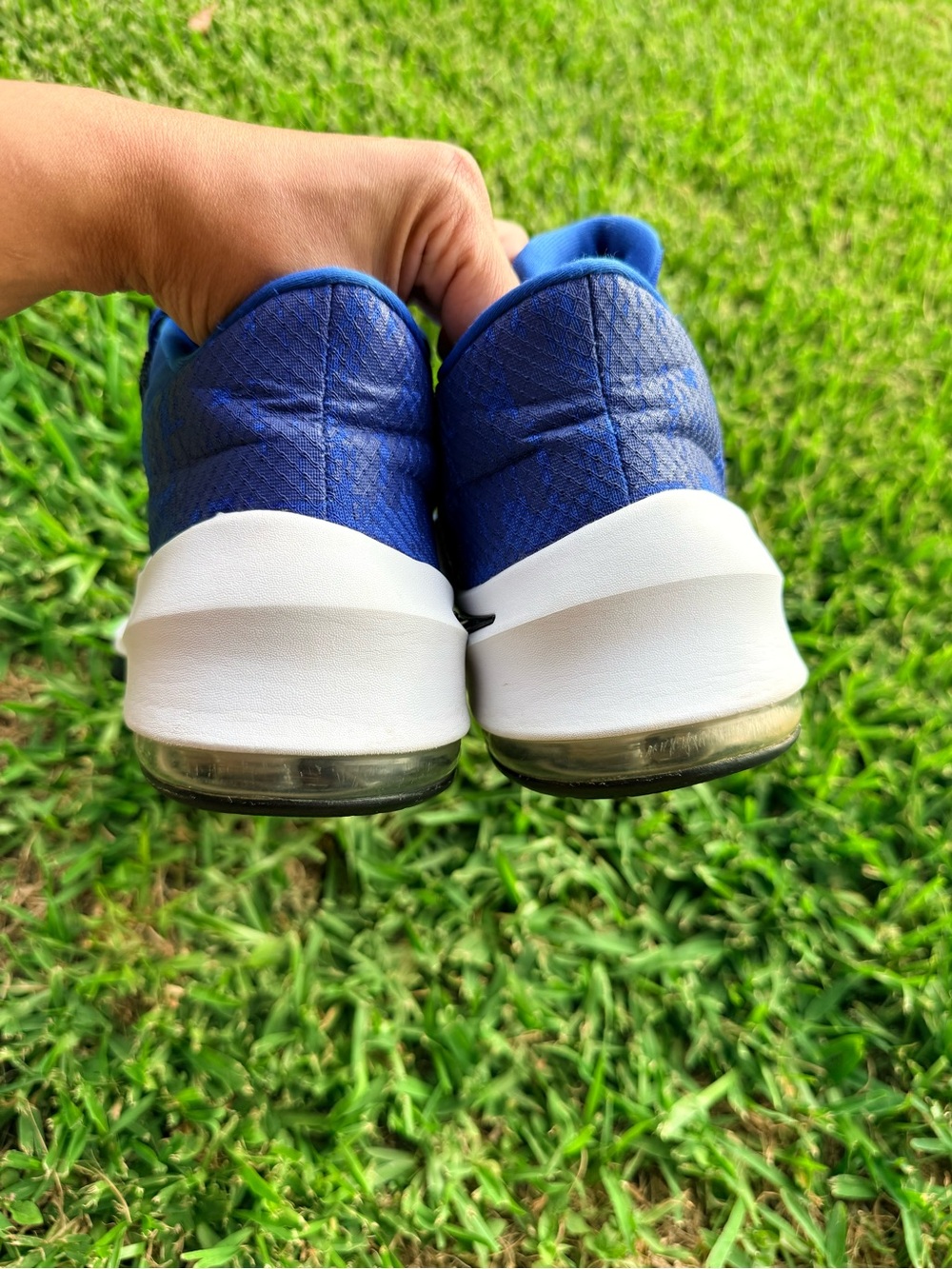 NIKE Air Max Infuriate 2 Mid Sneakers AA7066-400 Royal Blue Black Size 10 men’s - Picture 9 of 13